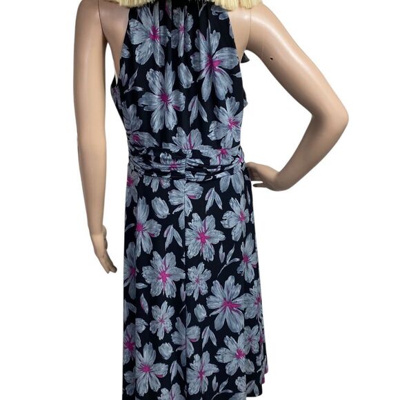 EVAN - PICONE 10 floral dress sleeveless v neck - Picture 3 of 5